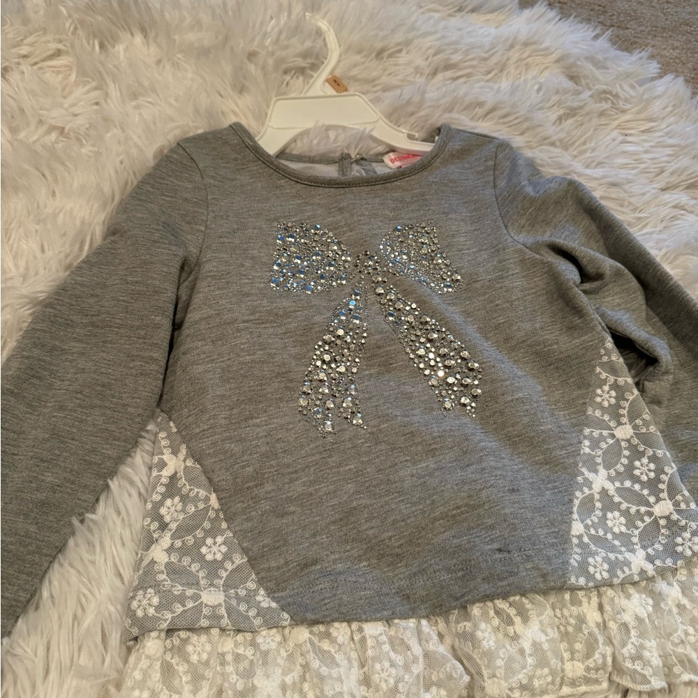 Bow & Lace top 3T